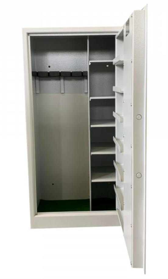 Kombinovaná skříň na zbraně ZJ 10 EKONOM VARIANT, tmavě šedá