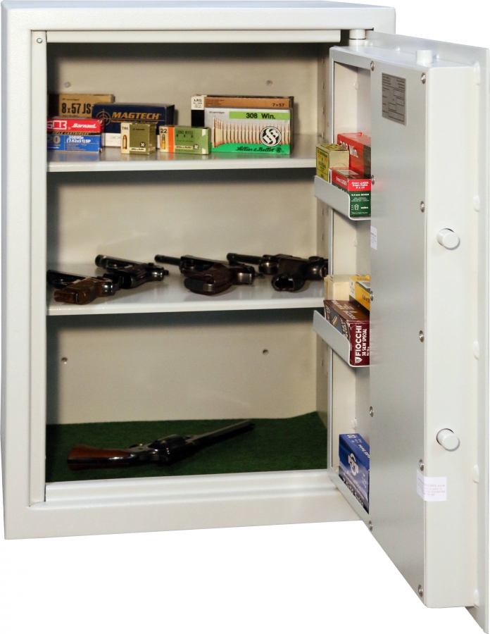 Trezor na krátké zbraně V02 R, tmavě šedá