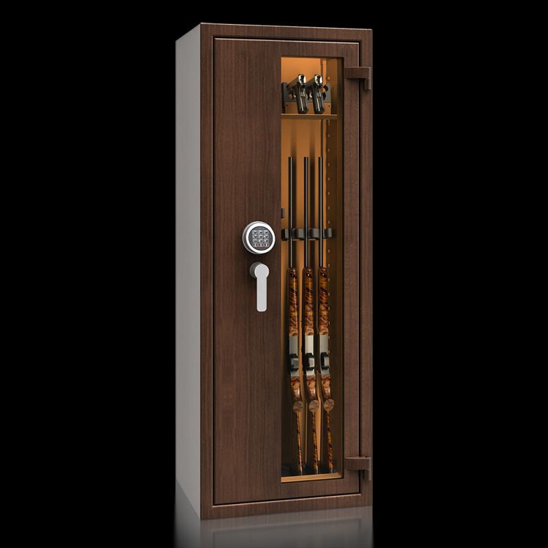 Prosklený trezor St. Gallen WF VITRINA 56410.02S EL, wood line